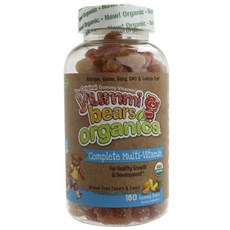 Yummi Bears (Hero Nutritionals) Hero Yummi Bear Multi Vitamins Org, 180개입, 1개, 180정