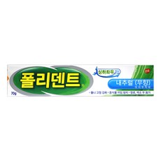 폴리덴트 의치부착재 내추럴 무향, 상세 설명 참조, 1개
