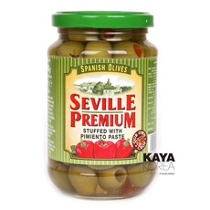 세빌프리미엄 그린 올리브홀 360g, 1개