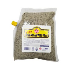 오뚜기 흑임자&갈릭 드레싱 1kg ice, 1개