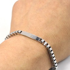 에스제이피닉스 치매배회차단 장애우인식팔찌 은팔찌대용 이름표 팔찌