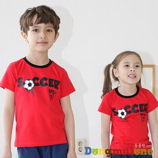 [동물원] 축구시합 유아동 반팔티셔츠