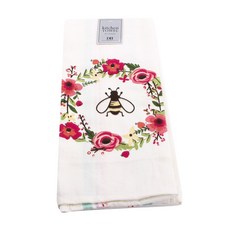 Design Imports 비 리쓰 프린티드 디쉬타월 키친크로스 45.7 x 71.1cm, 혼합 색상, 1개