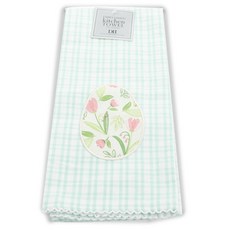 Design Imports 더치 튤립 에그 임벨리쉬드 디쉬타월 키친크로스 45.7 x 71.1cm, 혼합 색상, 1개
