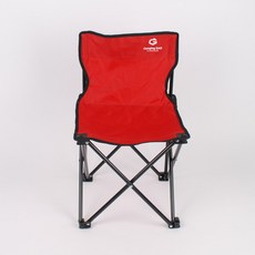 Camping GAO 캠핑의자 낚시의자 접의식의자 캠핑체어, 2.등받이가 있는 접이식의자-레드, 1개