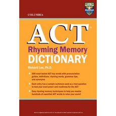 Columbia ACT Rhyming Memory Dictionary Paperback, Columbia Press
