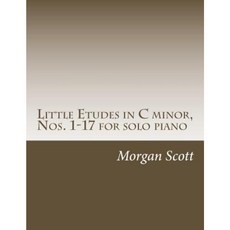 Little Etudes in C Minor Nos. 1-17 for Solo Piano Paperback, Createspace