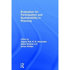 Evaluation for Participation and Sustainability in Planning Hardcover, Routledge