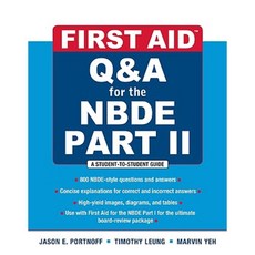 First Aid Q&A for the Nbde Part II Paperback, McGraw-Hill Education / Medical