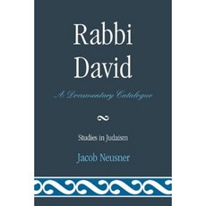 Rabbi David: A Documentary Catalogue Paperback, Upa
