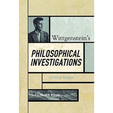 Wittgenstein's Philosophical Investigations: Critical Essays Paperback, Rowman & Littlefield Publishers