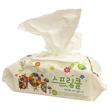 스프링클 프리미엄 아기 물티슈 캡형 70평량, 72매, 1개