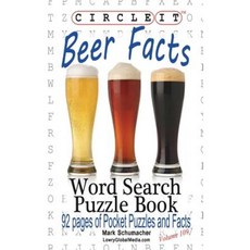Circle It Beer Facts Word Search Puzzle Book Paperback, Lowry Global Media LLC
