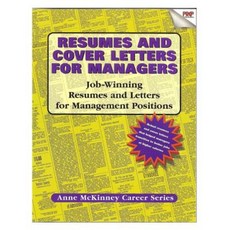 Resumes & Cover Letters for Managers Paperback, Createspace