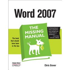 Word 2007: The Missing Manual Paperback, O'Reilly Media