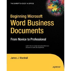 Beginning Microsoft Word Business Documents Paperback, Apress