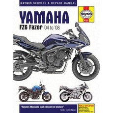 Yamaha Fz6 Fazer '04 to '08 Paperback, Haynes Manuals