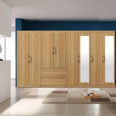 해해동동 라라 옷장/투서랍(단품)시리즈(수도권무료배송), 반문장(거울+옷봉2)-아카시아