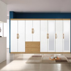 해해동동 라라 옷장/투서랍(단품)시리즈(수도권무료배송), 반문장(거울+옷봉2)-아카시아투톤