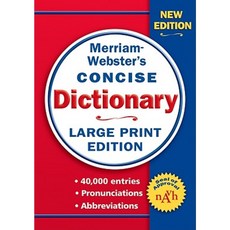 Concise Dictionary Paperback, Merriam-Webster