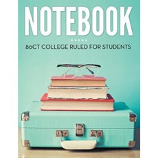 Notebook 80ct College Ruled for Students Paperback, Dot Edu