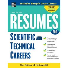 Resumes for Scientific and Technical Careers Paperback, McGraw-Hill Education