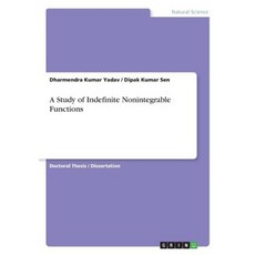 A Study of Indefinite Nonintegrable Functions Paperback, Grin Publishing
