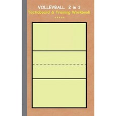 Volleyball 2 in 1 Tacticboard and Training Workbook Paperback, Books on Demand