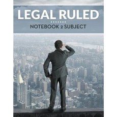Legal Ruled Notebook 2 Subject Paperback, Biz Hub