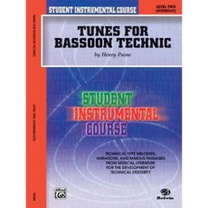 Student Instrumental Course Tunes for Bassoon Technic: Level II Paperback, Alfred Music