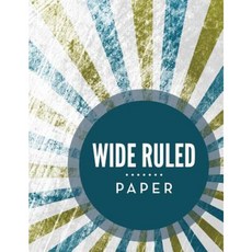 Wide Ruled Paper Paperback, Dot Edu
