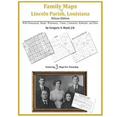 Family Maps of Lincoln Parish Louisiana Paperback, Arphax Publishing Co.