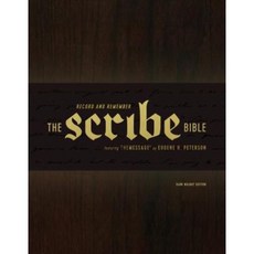 The Scribe Bible: Featuring the Message by Eugene H. Peterson Hardcover, NavPress Publishing Group