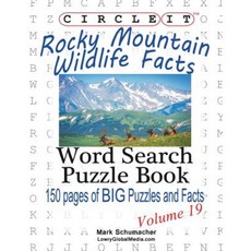 Circle It Rocky Mountain Wildlife Facts Word Search Puzzle Book Paperback, Lowry Global Media LLC