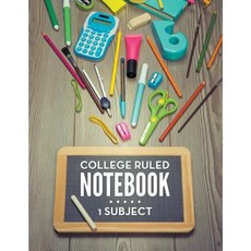 College Ruled Notebook - 1 Subject Paperback, Speedy Publishing LLC