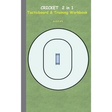 Cricket 2 in 1 Tacticboard and Training Workbook Paperback, Books on Demand