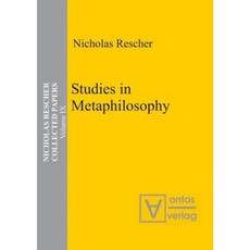 Studies in Metaphilosophy Hardcover, Walter de Gruyter