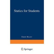 Statics for Students Paperback, Springer