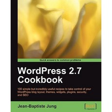 Wordpress 2.7 Cookbook Paperback, Packt Publishing