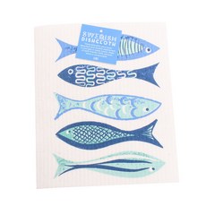 Design Imports 산토리니 피쉬 스웨디쉬 디쉬클로스 키친크로스, 혼합 색상, 1개