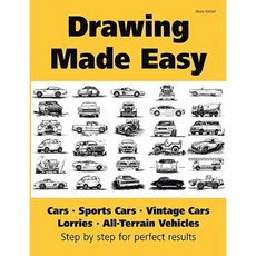 Drawing Made Easy: Cars Lorries Sports Cars Vintage Cars All-Terrain Vehicles Paperback, Books on Demand