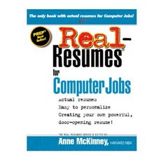 Real-Resumes for Computer Jobs Paperback, Createspace