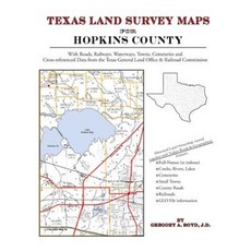 Texas Land Survey Maps for Hopkins County Paperback, Arphax Publishing Co.