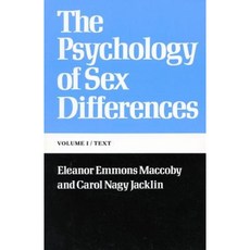 The Psychology of Sex Differences: --Vol. I: Text Paperback, Stanford University Press