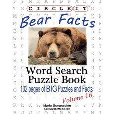 Circle It Bear Facts Word Search Puzzle Book Paperback, Lowry Global Media LLC