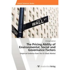 The Pricing Ability of Environmental Social and Governance Factors Paperback, AV Akademikerverlag