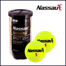 낫소 테니스공 위닝샷 1캔 2볼 테니스볼 시합구, 1개
