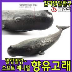 [반디] 소프트 애니멀- 향유고래 해양 동물완구 피규어, 1개