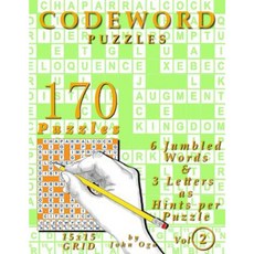Codeword Puzzles: 170 Puzzles Volume 2 Paperback, Createspace Independent Publishing Platform
