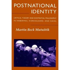 Postnational Identity: Critical Theory and Existential Philosophy in Habermas Kierkegaard and Havel Paperback, New Critical Theory